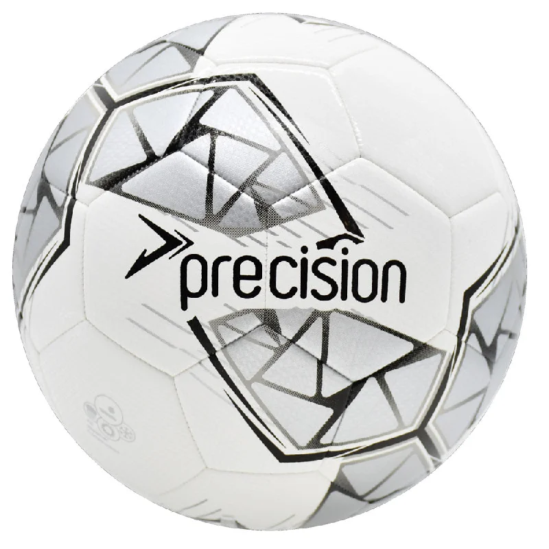 Precision Fusion FIFA Basic Training Football (Silver) | Size 5