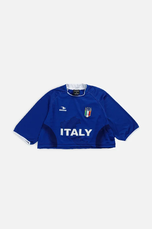 Rework Crop Italy Soccer Jersey - S