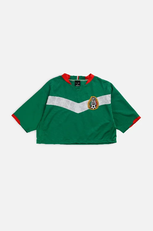 Rework Crop Mexico Soccer Jersey - XL