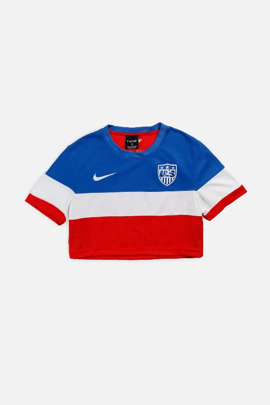 Rework Crop USA Soccer Jersey - S