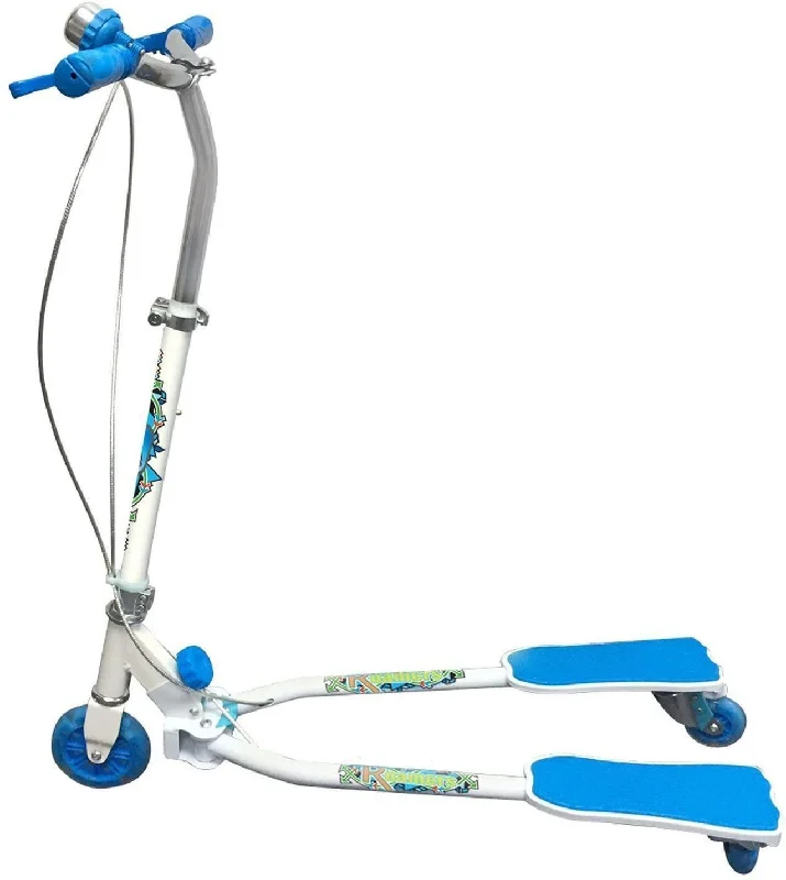 Ozbozz Scissor Boys Scooter White/Blue