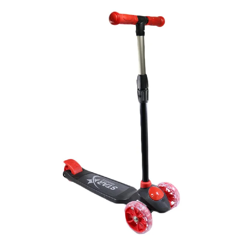 Star Wheels 3 Wheel Scooter - Red