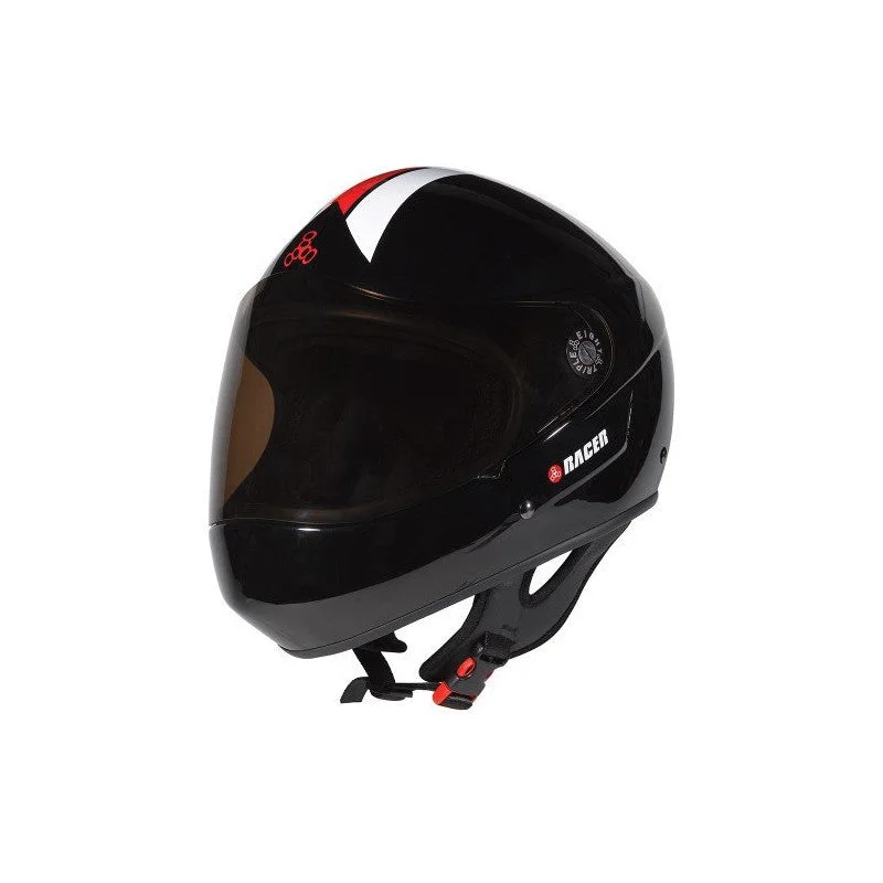 Triple 8 Downhill Racer Helmet - Black Gloss