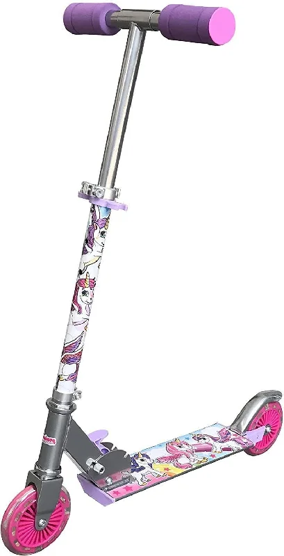 Ozbozz Unicorn Scooter with Light up Wheels