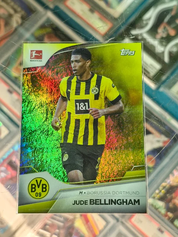 2023 Topps Jade Edition Bundesliga Jude Bellingham Dortmund Gold # 7/50