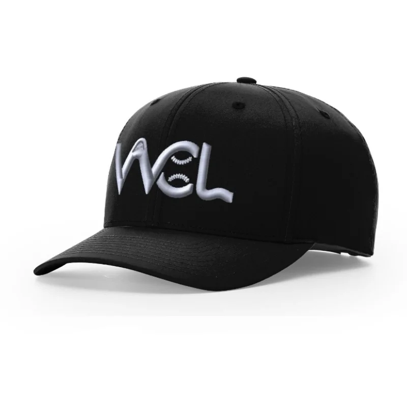 West Coast League Richardson Black Performance Umpire Hats