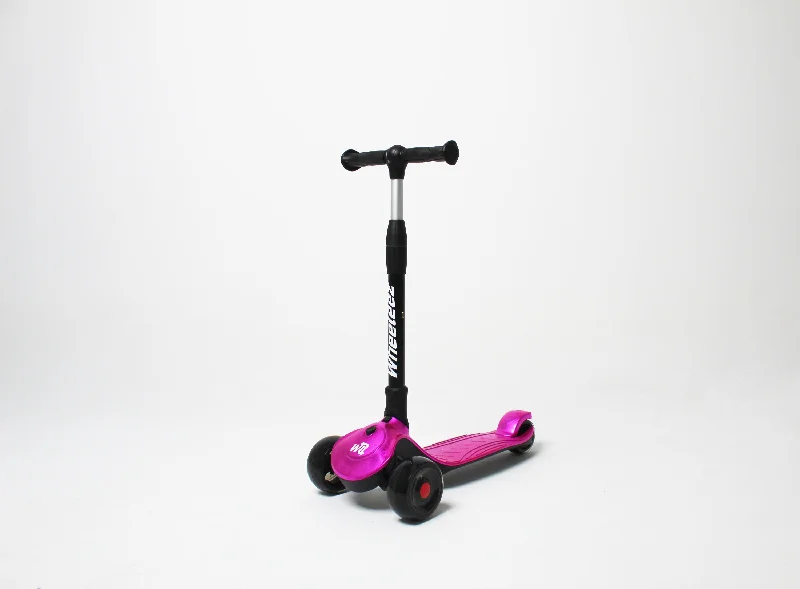 Wheeleez Metallic Pink 3 Wheels Scooter