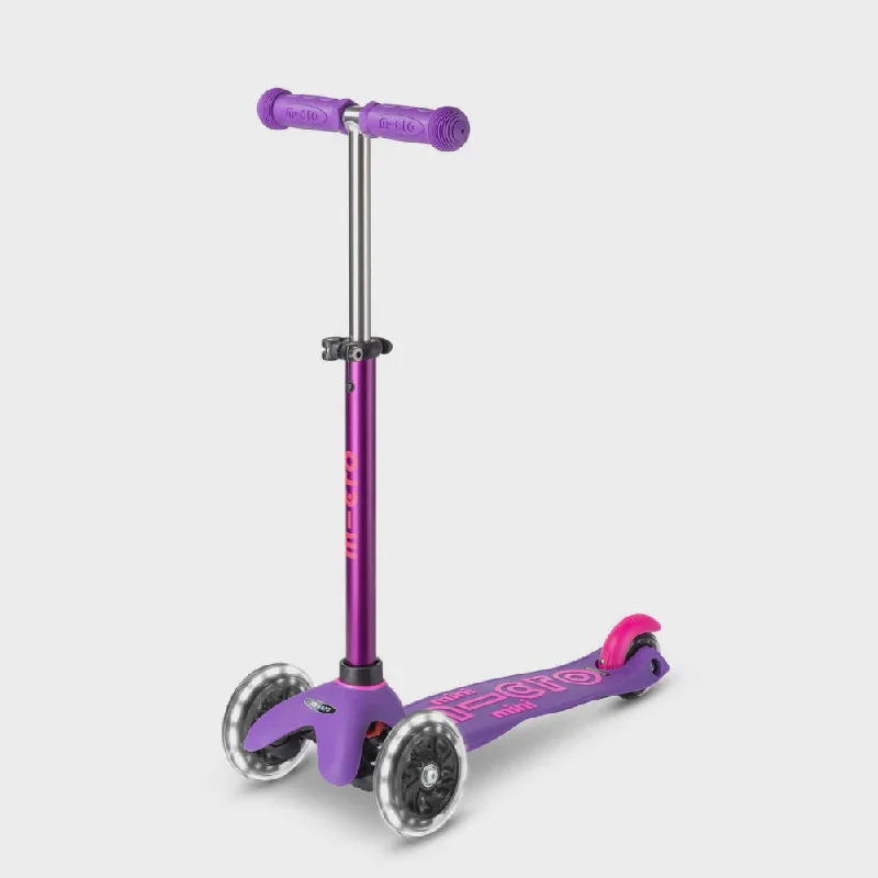 Micro Mini Deluxe LED Scooter - Purple/Pink