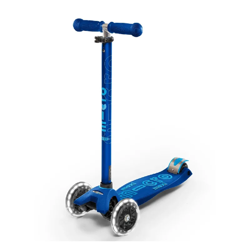 Micro Scooter Maxi Deluxe LED Navy