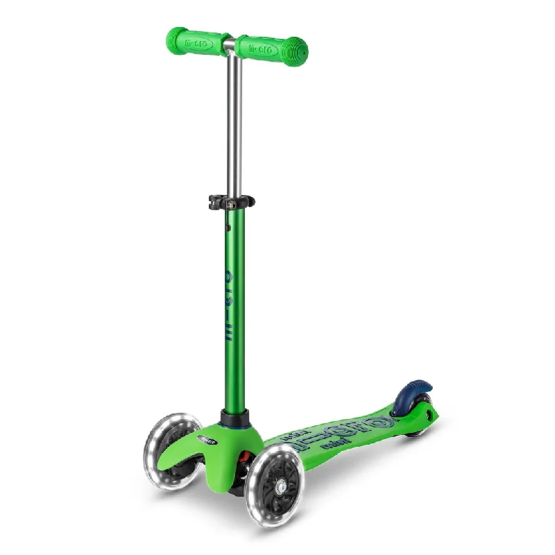 Micro Scooter Mini Deluxe LED Green / Blue