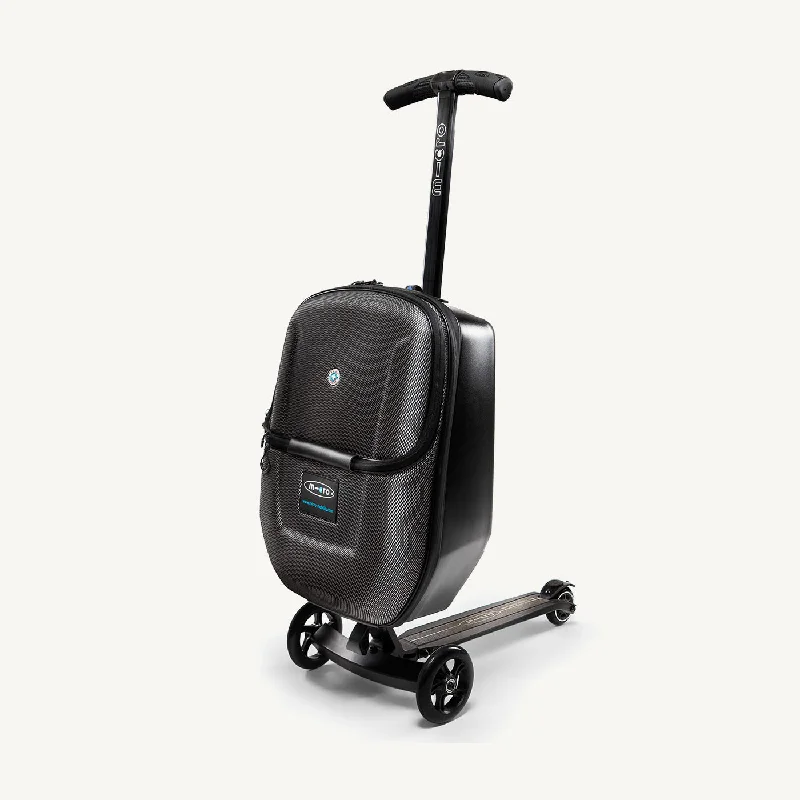 Micro Scooters Luggage Scooter Suitcase for Kids & Adults - Black